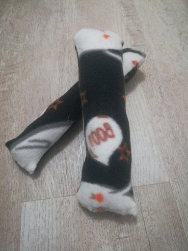 Cat Toy Kicker 8in Halloween Ghost Boo! Theme Valerian 2 Pack