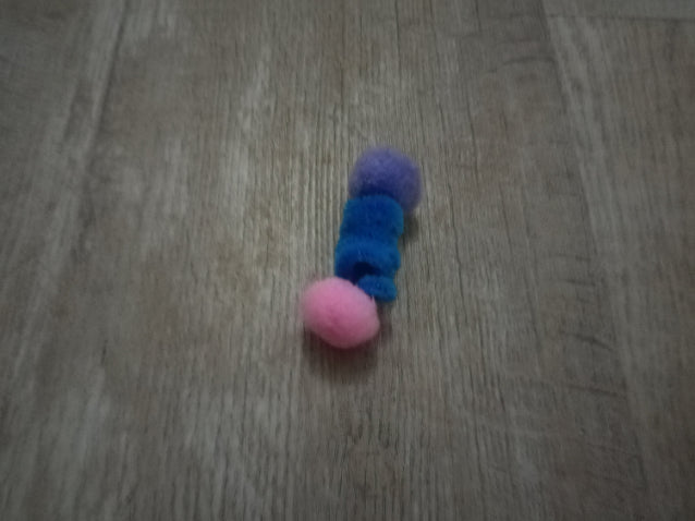 Cat Toy Pom Pom Spring Prey Play Encouragement Pack of 5