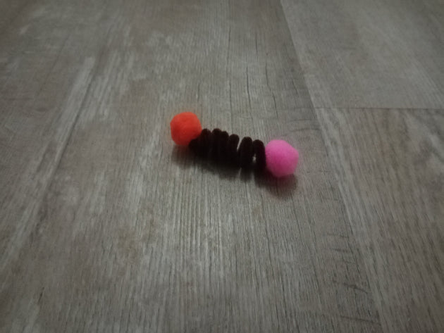Cat Toy Pom Pom Spring Prey Play Encouragement Pack of 5