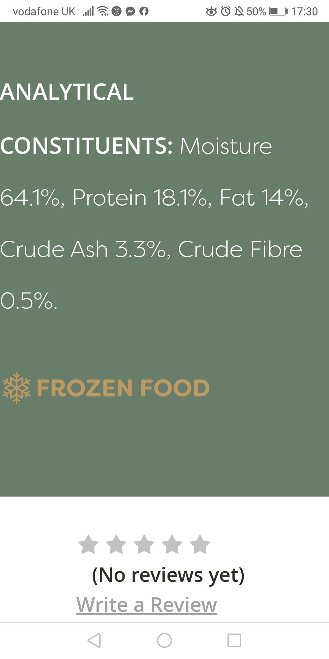 Cat Premium Organic Raw Food 10 Tubs of Purrform Farmed Rabbit with Ox Heart